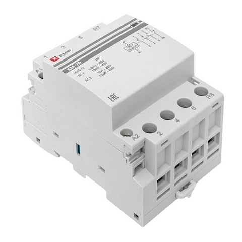 EKF PROxima Контактор модульный КМ 20А 3NО+NC (3 мод.)