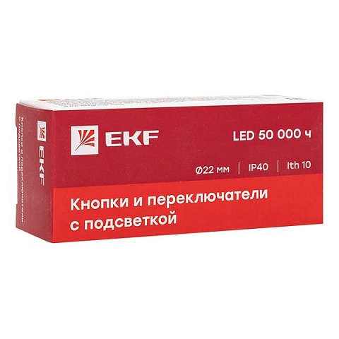 Переключатель BD21 2P c зеленой подсветкой 230В NO EKF PROxima