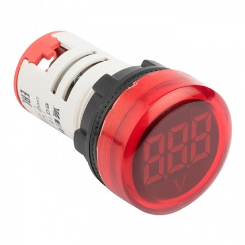 EKF PROxima Индикатор значения напряжения красный ED16-22VD