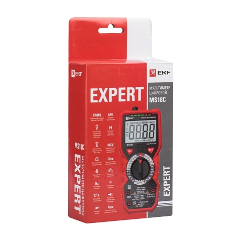EKF PROxima Мультиметр цифровой MS18C Expert