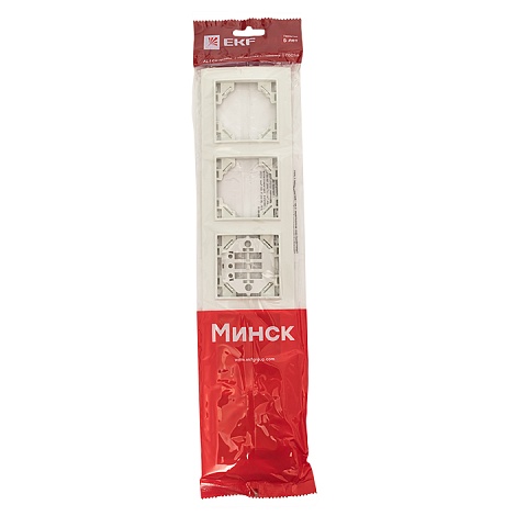 EKF Basic Минск Белый Рамка 5-ая горизонтальная
