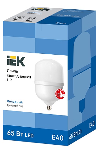 IEK Лампа LED HP 65Вт 230В 6500К E40