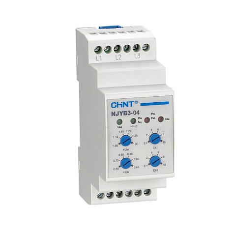 CHINT Реле контроль фаз NJYB3-15 AC220В