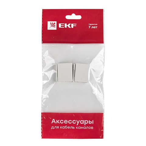 EKF PROxima Соединитель (20х10) (4 шт) Plast Белый