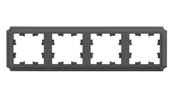 Systeme Electric AtlasDesign Antique Базальт Рамка 4-ая, универсальная