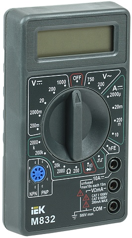 IEK Мультиметр цифровой Universal M832