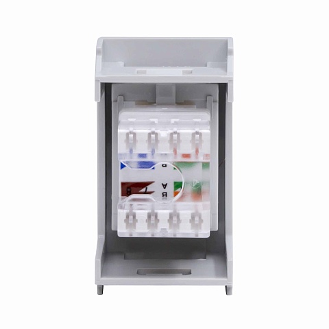 DKC Розетка RJ-45 кат.5E,Viva,1 мод.,сер