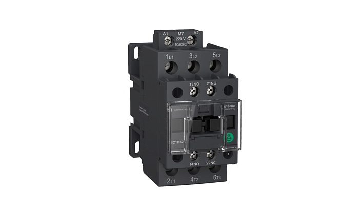 Systeme Electric Контактор MC1D 3P 25A НО+НЗ 220V 50/60ГЦ