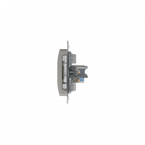 Systeme Electric Glossa Платина Розетка телефонная RJ11