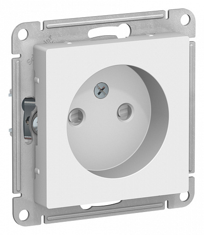 Systeme Electric AtlasDesign Лотос Розетка б/з со шторками, 16А, механизм