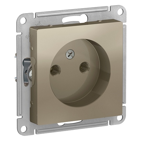 Systeme Electric AtlasDesign Шампань Розетка б/з, 16А, механизм