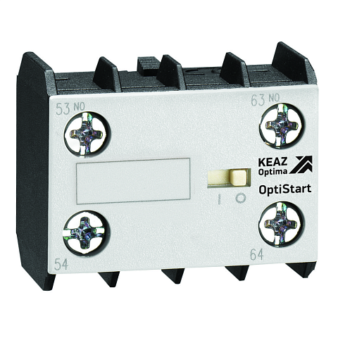 КЭАЗ Блок контактный OptiStart K-MX-1002 фронтальный 2НЗ для мини-контакторов M