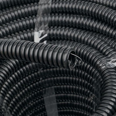 EKF PROxima Труба гофр. FRHF с зондом d20мм (100м) черная Plast