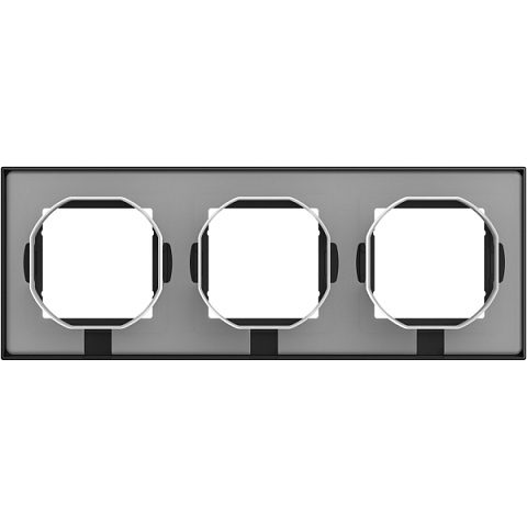 Systeme Electric AtlasDesign Aqua Карбон Рамка 3-ая IP44