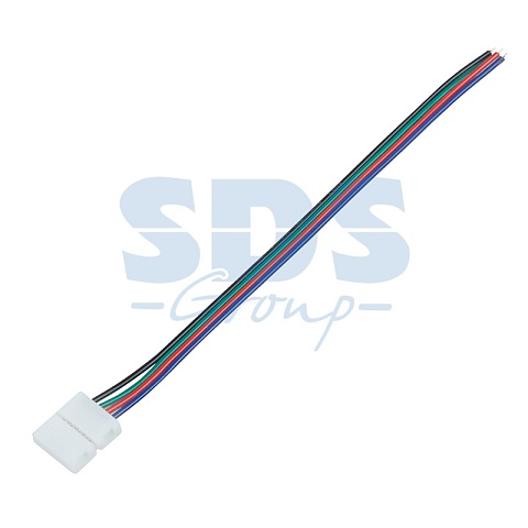 LAMPER Коннектор питания (1 разъем) для RGB светодиодных лент шириной 10 мм