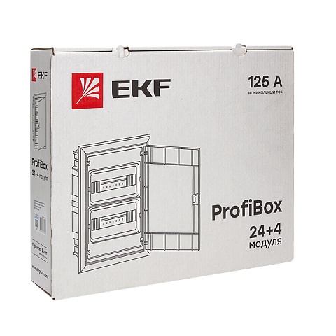 EKF PROxima ProfiBox Щит распределительный встраиваемый 24+4 модуля IP41
