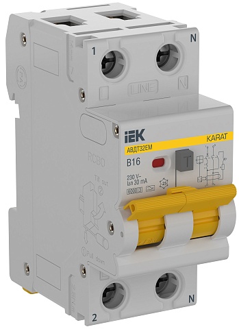 IEK KARAT АВДТ32EM B16 30мА тип A