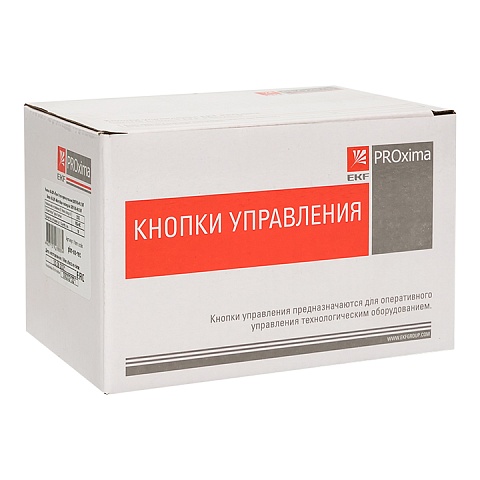 EKF PROxima Кнопка AS-22N "Пуск-Стоп" прямоугольная 220В NO+NC