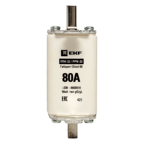 EKF PROxima Плавкая вставка ППН-33 160/ 80А габарит 00