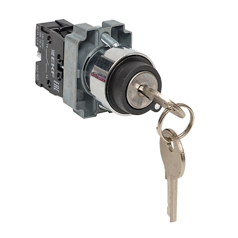 EKF PROxima Переключатель BG21 2P с замком не возвратный NO