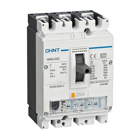 CHINT Авт. выкл. NM8N-630S EN 3P 630А 50кА с электронным расцепителем (R)