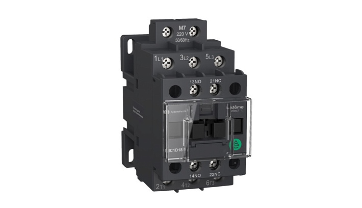 Systeme Electric Контактор MC1D 3P 9A НО+НЗ 220V 50/60ГЦ