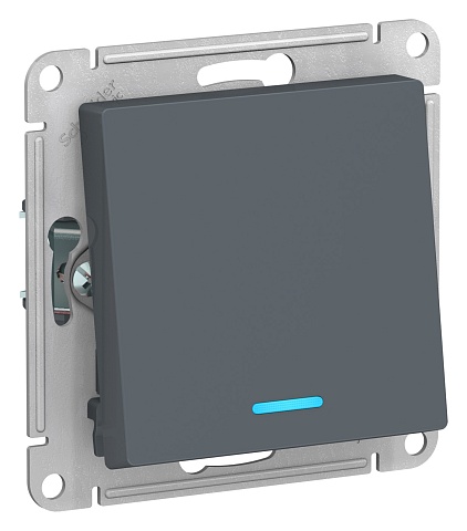 Systeme Electric AtlasDesign Грифель Переключатель 1-клавишный с подсветкой, сх.6а, 10АХ, механизм