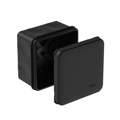 Systeme Electric MultiBox Черная Коробка распределительная с мембранными вводами IP66 70х70х42  (со стикером)