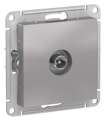 Systeme Electric AtlasDesign Алюминий Розетка TV оконечная 1DB, механизм
