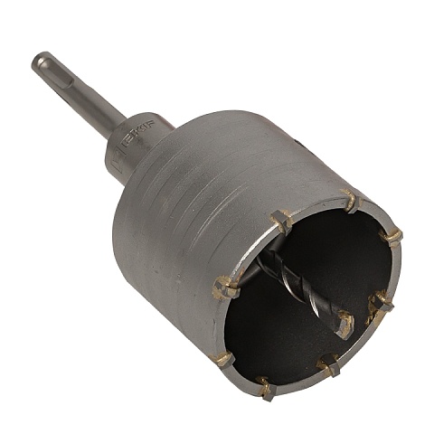 EKF Basic Коронка буровая по бетону с оснасткой TCT-68 М22 SDS-plus Master