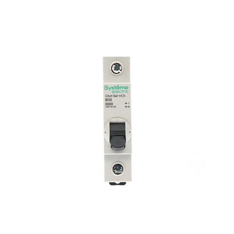 Systeme Electric City9 Set Автоматический выключатель (АВ) B 32А 1P 6kA 230В