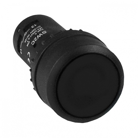 EKF PROxima Кнопка SW2C-11 с фиксацией черная NO+NC