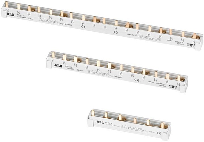 ABB 1ф.шина к. 57мод.63А нейт.PS1/57NA