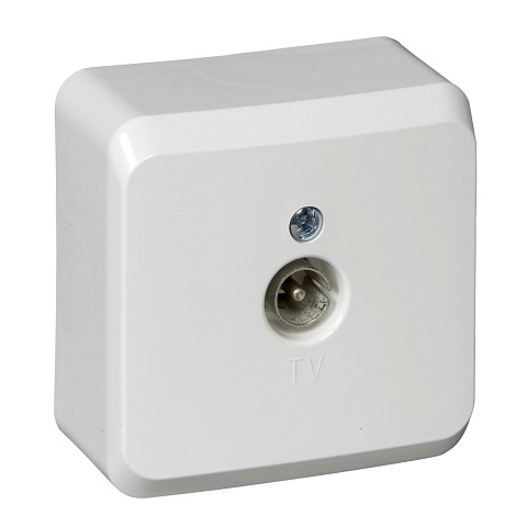 Systeme Electric Этюд наруж Бел Розетка TV единственная 0,7dB