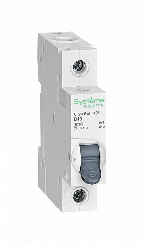 Systeme Electric City9 Set Автоматический выключатель (АВ) B 10А 1P 4.5kA 230В