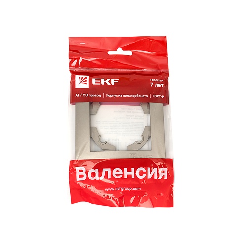 EKF PROxima Валенсия Рамка 1-местная кашемир