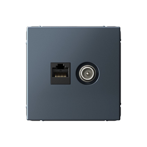 Systeme Electric ArtGallery Грифель Розетка двойная ТВ + компьютерная RJ45, кат. 5Е