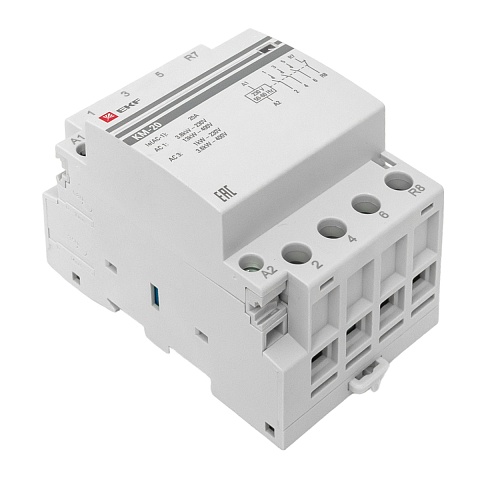 EKF PROxima Контактор модульный КМ 20А 3NО+NC (3 мод.)