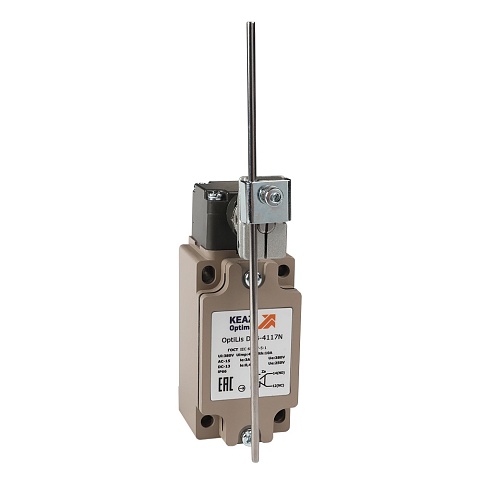 КЭАЗ Выключатель концевой OptiLiS D4B-4117N шток регулируемый металлический EN 50041 XCKJ10559H29