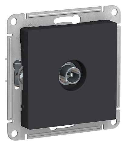 Systeme Electric AtlasDesign Карбон Розетка TV оконечная 1DB, механизм