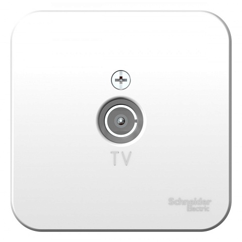 Systeme Electric Blanca наруж Бел Розетка TV, изолир. пластина