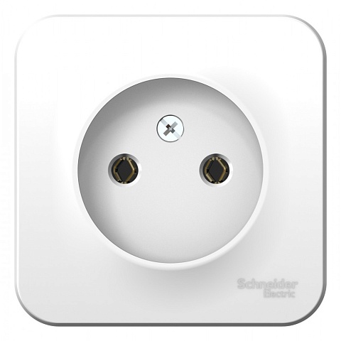 Systeme Electric Blanca наруж Бел Розетка б/з без шторок 16А, 250В, изолир. пластина