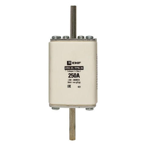 EKF PROxima Плавкая вставка ППН-35 250/250А габарит 1
