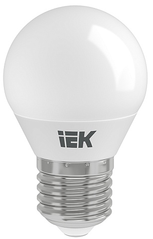 IEK Лампа светодиодная ECO G45 шар 9Вт 230В 3000К E27