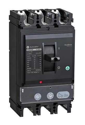 Systeme Electric Автоматический выключатель SYSTEMEPACT CCB630 36KA 3P3D TMD600 рычаг