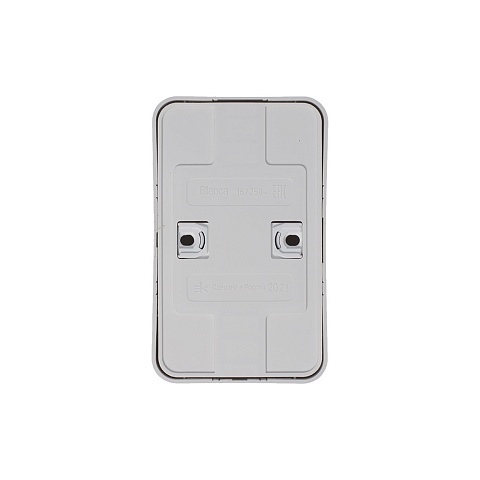 Systeme Electric Blanca наруж Бел Розетка 2-ая б/з без шторок 16А, 250В, изолир. пластина