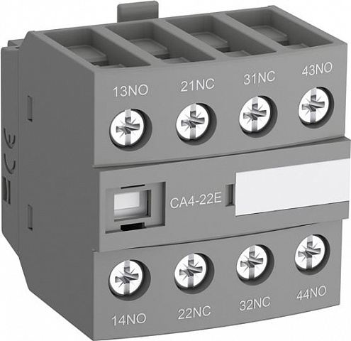 ABB CA4-04N Блок контактный дополнительный (4НЗ) для конт.AF09…AF38 и реле NF09…NF38