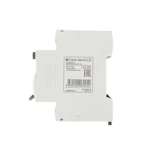 Systeme Electric City9 Set Выключатель дифференциального тока (ВДТ) 40А 4P 30мА Тип-AC 400В