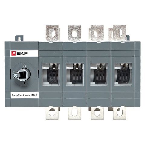 EKF TwinBlock Рубильник 400A 4P реверсивный без рукоятки управления