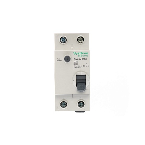 Systeme Electric City9 Set Авт. выкл. диф. тока (АВДТ) 1P+N С 20А 6kA 30мА Тип-A 230В